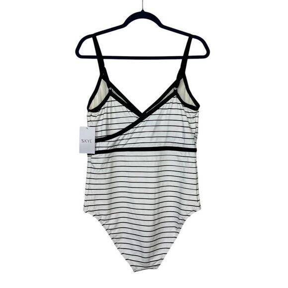 Skye Roma Striped Swimsuit NWT - Picture 4 of 7